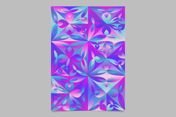 Download Gradient Floral Page Background - Round Collection