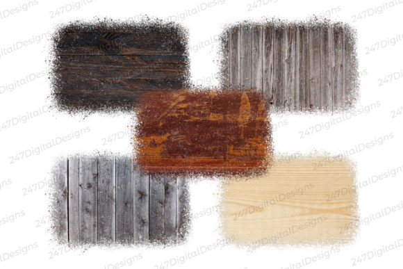Download Dark Wood Background Sublimation PNG - Round Collection