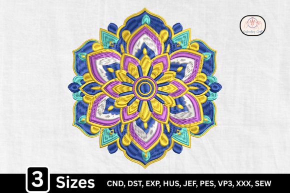 Download Boho Geometric Lotus Floral Mandala - Premium Resources