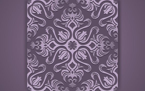 Download Paper Cut Decorative Pattern Background - Round Collection
