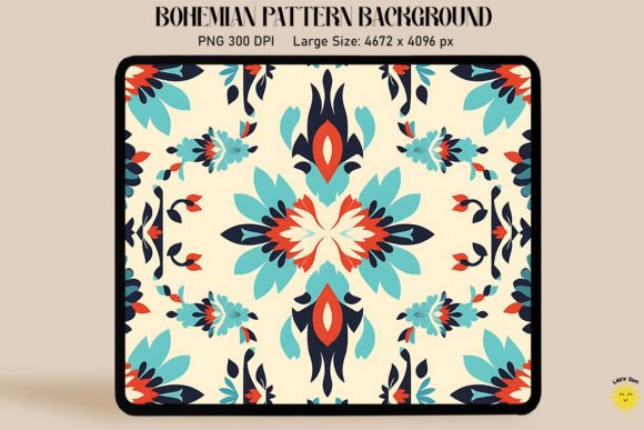 Download Symmetric Simple Bohemian Pattern - Symmetric Collection