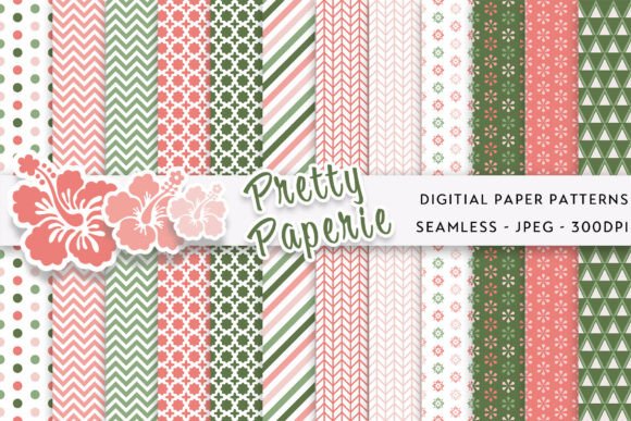 Download 12 Digital Paper Backgrounds - Round Collection