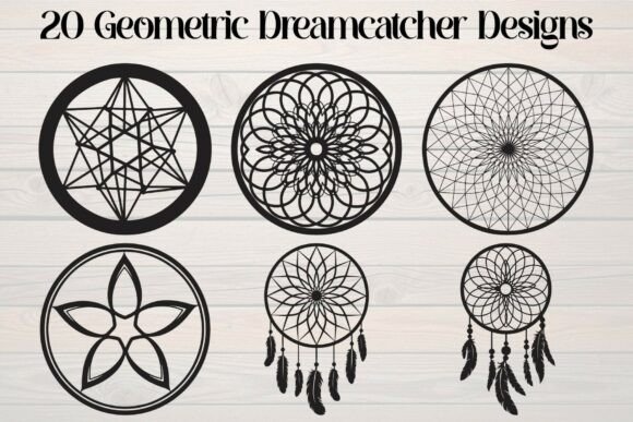 Download Geometric Dreamcatcher Designs - Premium Bundle