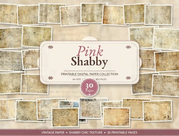 Download Vintage Grunge Paper Backgrounds - Round Collection