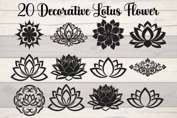 Download Decorative Lotus Flower - Premium Bundle