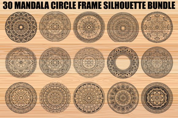 Download Mandala Circle Frame SVG Bundle - Premium Bundle