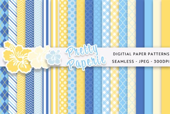 Download 20 Digital Paper Backgrounds - Round Collection