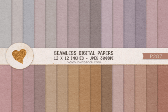 Download Seamless Paper Texture Backgrounds - Round Collection
