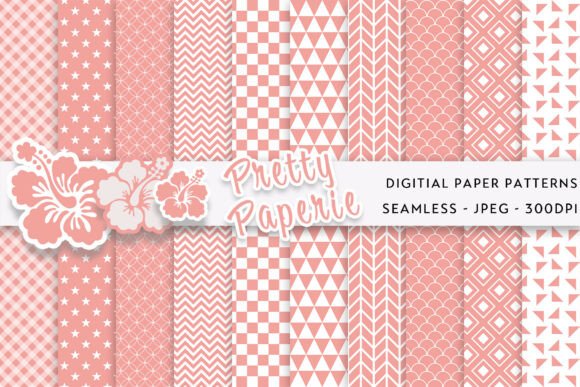 Download 10 Digital Paper Backgrounds - Round Collection