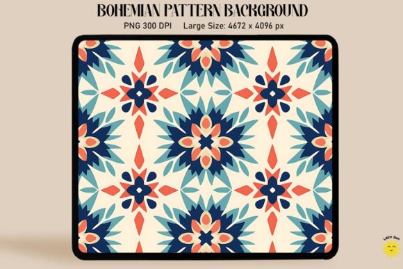 Download Symmetric Simple Bohemian Pattern - Symmetric Collection